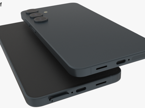 Samsung Galaxy S25 Plus Blueblack 3D Model
