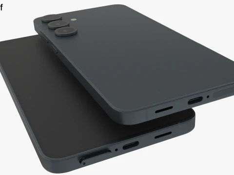 Samsung Galaxy S25 Plus Blueblack 3D Model