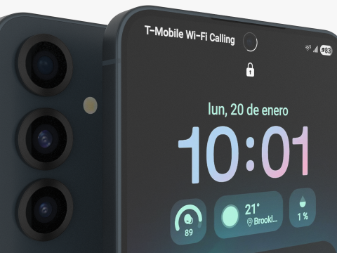 Samsung Galaxy S25 Plus Blueblack 3D Model