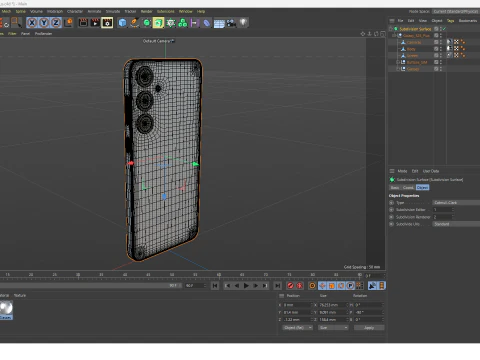 Samsung Galaxy S25 Plus Blueblack 3D Model