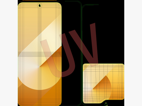Samsung Galaxy Z Flip 6 Yellow 3D-Modell