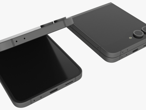 Samsung Galaxy Z Flip 6 Silvershadow 3D मॉडल