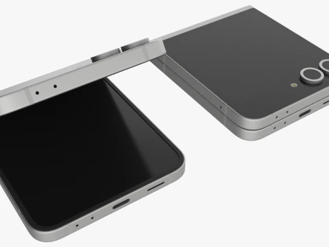 Samsung Galaxy Z Flip 6 Peach 3D Model