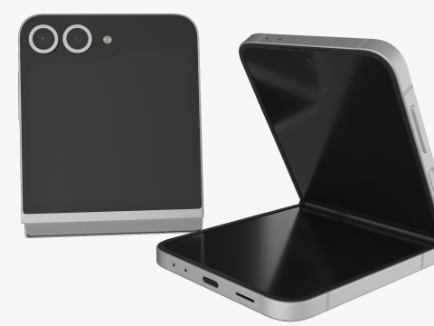 Samsung Galaxy Z Flip 6 Peach Modello 3D