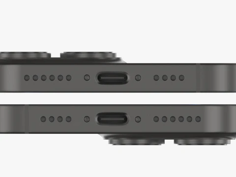Apple iPhone 16 Pro Max Black Titanium 3D Model