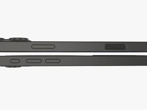 Apple iPhone 16 Pro Max Black Titanium 3D Model