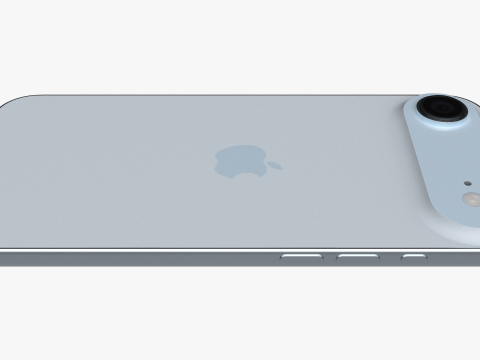 苹果 iPhone 空气 天蓝色 3D 模型