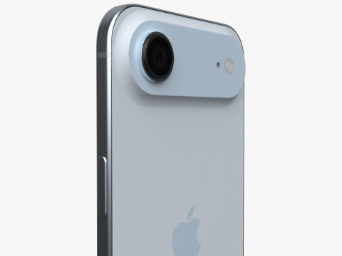 苹果 iPhone 空气 天蓝色 3D 模型