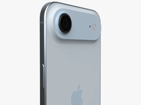 Apple iPhone Air Sky Blue 3D Model