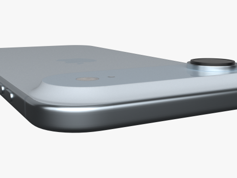 苹果 iPhone 空气 天蓝色 3D 模型