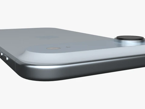Apple iPhone Air Sky Blue 3D Model