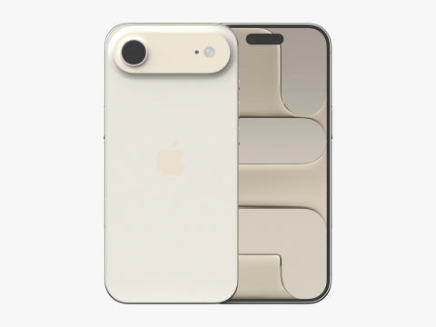 Apple iPhone Air Light Gold 3D 模型