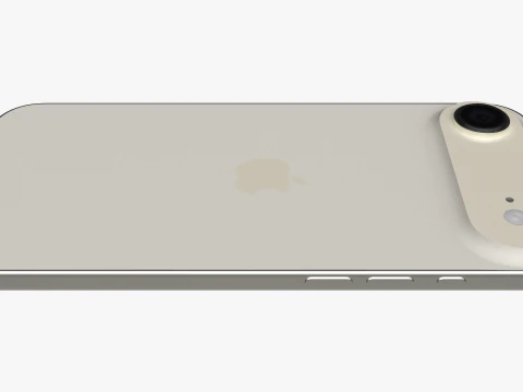 Apple iPhone Air Light Gold 3D Model