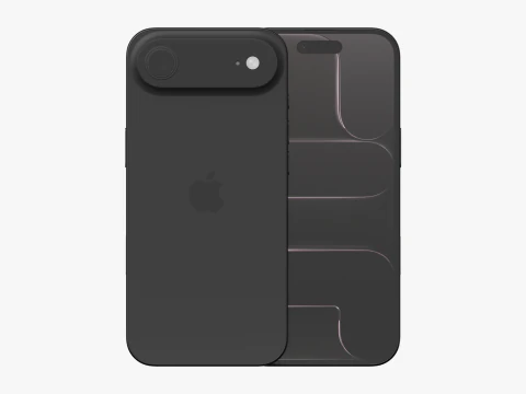 Apple iPhone Air Space Черный 3D Модель