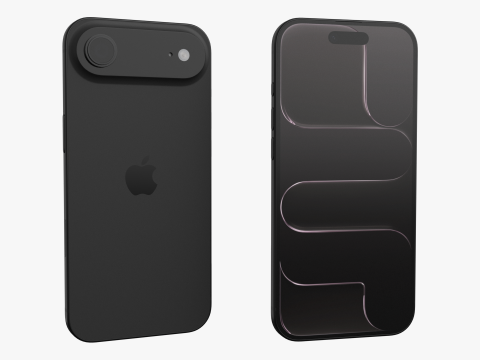 Apple iPhone Air Space Black 3D Model