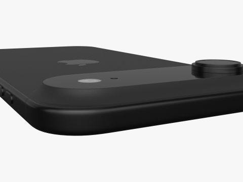 Apple iPhone Air Space Black 3D Model