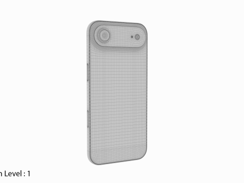 Apple iPhone Air Space Black 3D Model