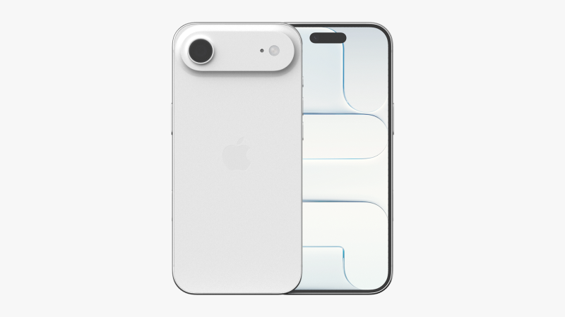 Apple iPhone Air Nuvola Bianca Modello 3D .c4d .max .obj .3ds .fbx .stl .blend