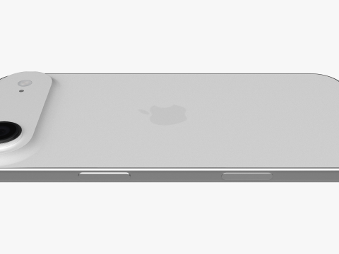 Apple iPhone Air Nuvola Bianca Modello 3D