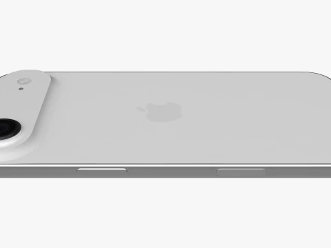 Apple iPhone Air Cloud White 3D Model