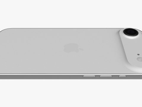 Apple iPhone Air Nuvola Bianca Modello 3D