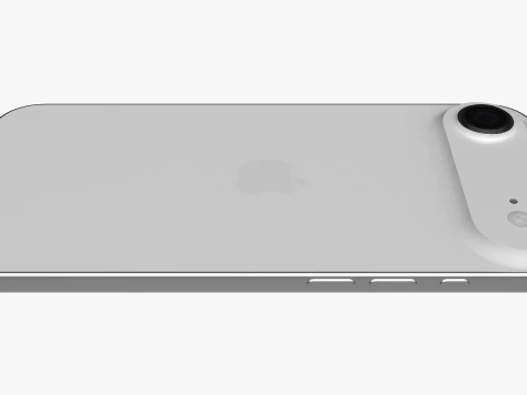 Apple iPhone Air Cloud White 3D Model
