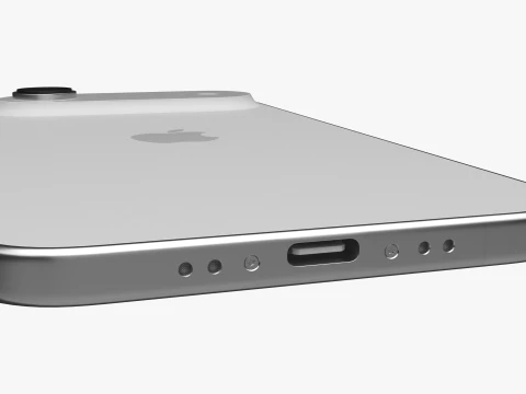 Apple iPhone Air Cloud White 3D Model