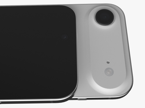 Apple iPhone Air Nuvola Bianca Modello 3D