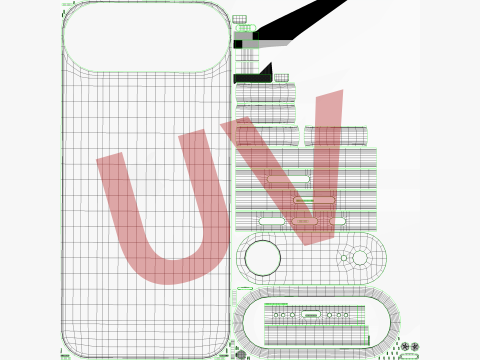 Apple iPhone Air Nuvola Bianca Modello 3D