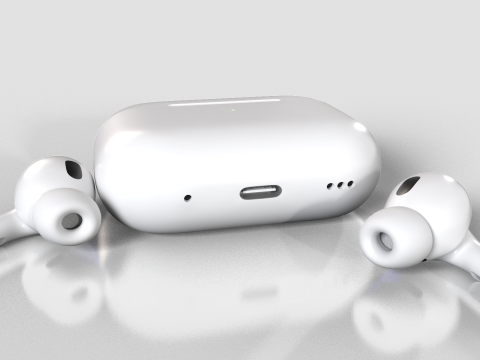 Apple AirPods Pro 3 3D 模型