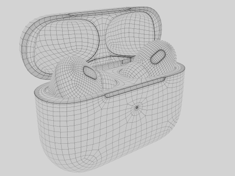 Apple AirPods Pro 3 3D 模型