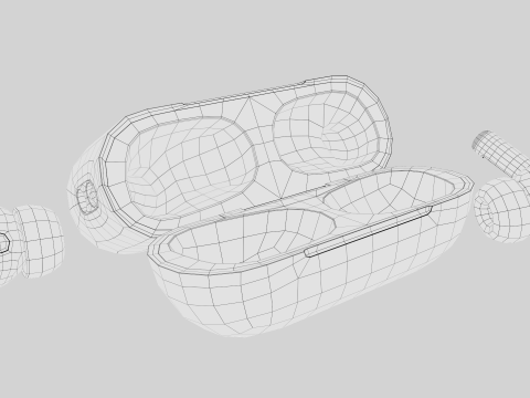 Apple AirPods Pro 3 3D 模型