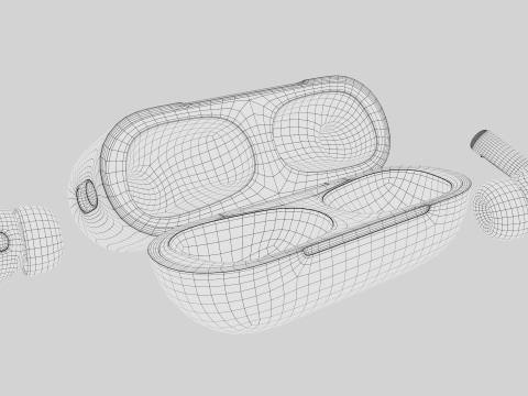 Apple AirPods Pro 3 3D 模型