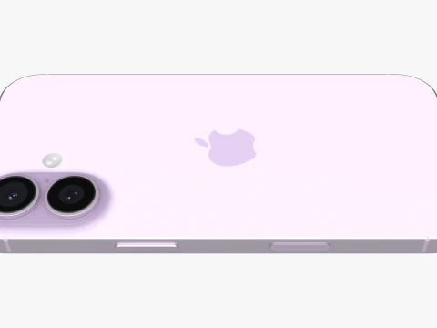 Apple iPhone 17 Lavender 3D Model