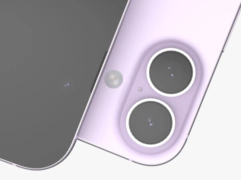 Apple iPhone 17 Lavender 3D Model