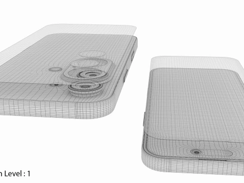 Apple iPhone 17 Lavender 3D Model