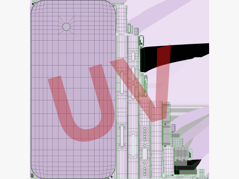 Apple iPhone 17 Lavender Model 3D