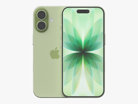 Apple iPhone 17 Sage 3D 模型