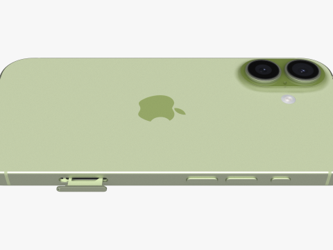 Apple iPhone 17 Salbei 3D Modell