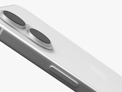 Apple iPhone 17 Белый 3D Модель