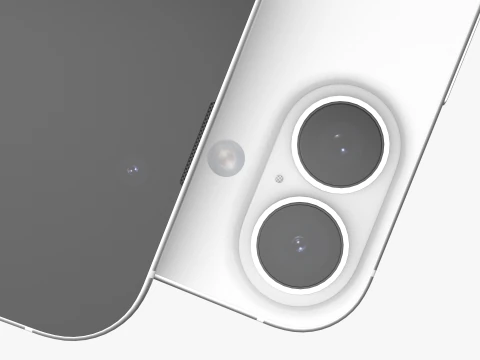 Apple iPhone 17 Белый 3D Модель