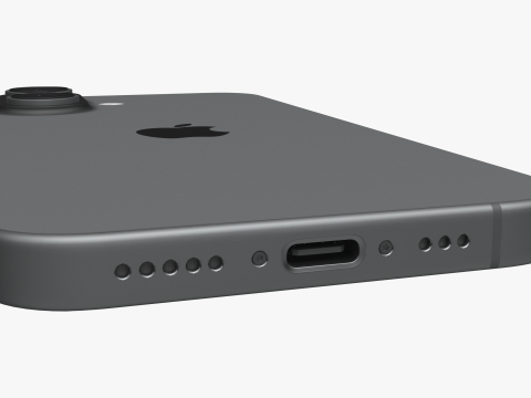 Apple iPhone 17 Black 3D Model
