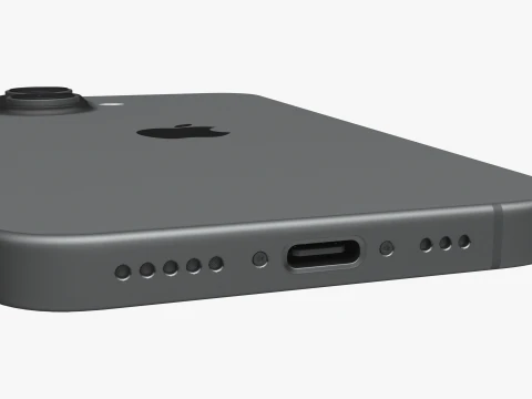 Apple iPhone 17 Black 3D Model