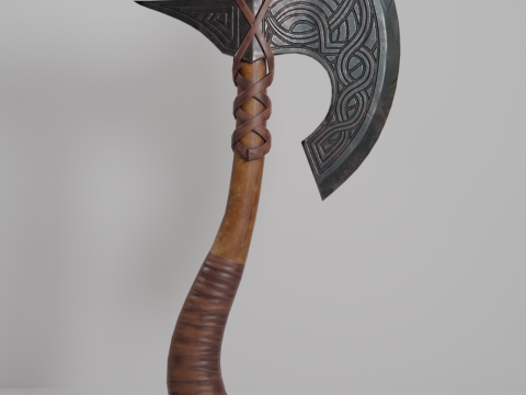 Viking Axe 3D Model