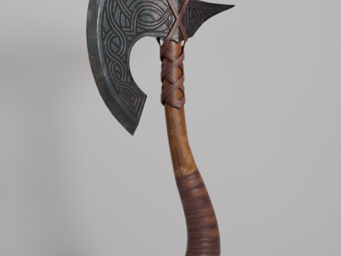 Viking Axe Modello 3D