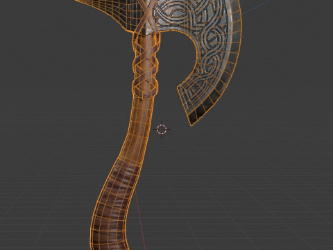 Viking Axe Modello 3D