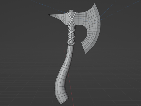Viking Axe Modello 3D