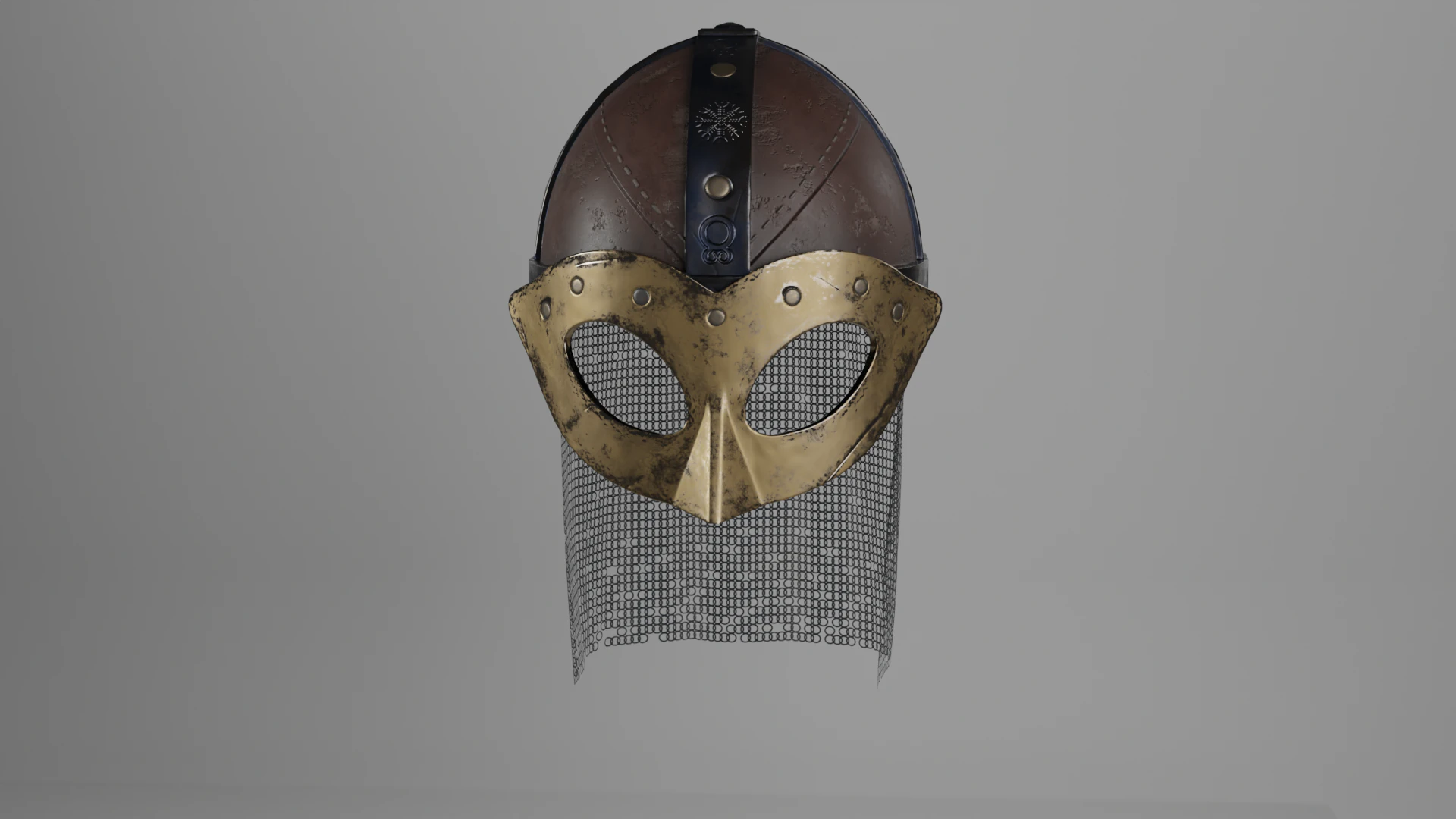 Helmet Viking 3D Model .c4d .max .obj .3ds .fbx .stl .blend 