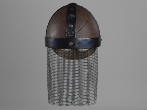 Helmet Viking 3D 모델