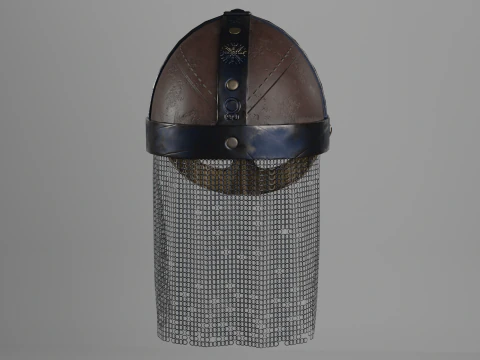 Helmet Viking 3D Model
